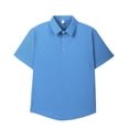 thumbnail image 5 of Waffle Polo Shirts for Men Summer Casual Fashion Short Sleeve Collared Business Casual Work Tshirts Golf Shirt, 5 of 9