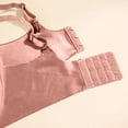 thumbnail image 3 of WHEANG Satin Bras for Women Back Beauty Bra Soft Support Breathable Casual Plus Size Bra Wireless Comfort Everyday Bra Cross Back Push Up Bra for Daily Wear Size L Pink, 3 of 5