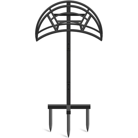 Garden Hose Holder Upgraded Detachable Water Thick Metal Hanger Heavy Duty Free Standing Storage Stand Decorative Organizer For Outside Yard Black Canada Garden Hose Holder Upgraded Detachable, Free Standing Garden Hose Holder Canada