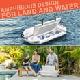 thumbnail image 4 of GoSports 40 Quarts Floating Cooler and Dry Storage Vessel with Tow/tie-Down Rope, White, 4 of 6