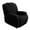Black, variant on Rosnek Stretch Recliner Slipcover with Pockets Furniture Chair Cover, Green (4 Pieces)