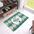 thumbnail image 3 of MKHERT Happy Father's Day in Blue Argyle Latticework Plaid Doormat Rug Home Decor Floor Mat Bath Mat 23.6x15.7 inch, 3 of 3