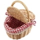 thumbnail image 2 of Country Style Wicker Picnic Basket Hamper with Lid and Handle & Liners for Picnics, Parties and BBQs, 2 of 5