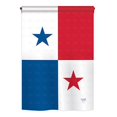 thumbnail image 2 of Breeze Decor 08157 Panama 2-Sided Vertical Impression House Flag - 28 x 40 in., 2 of 2