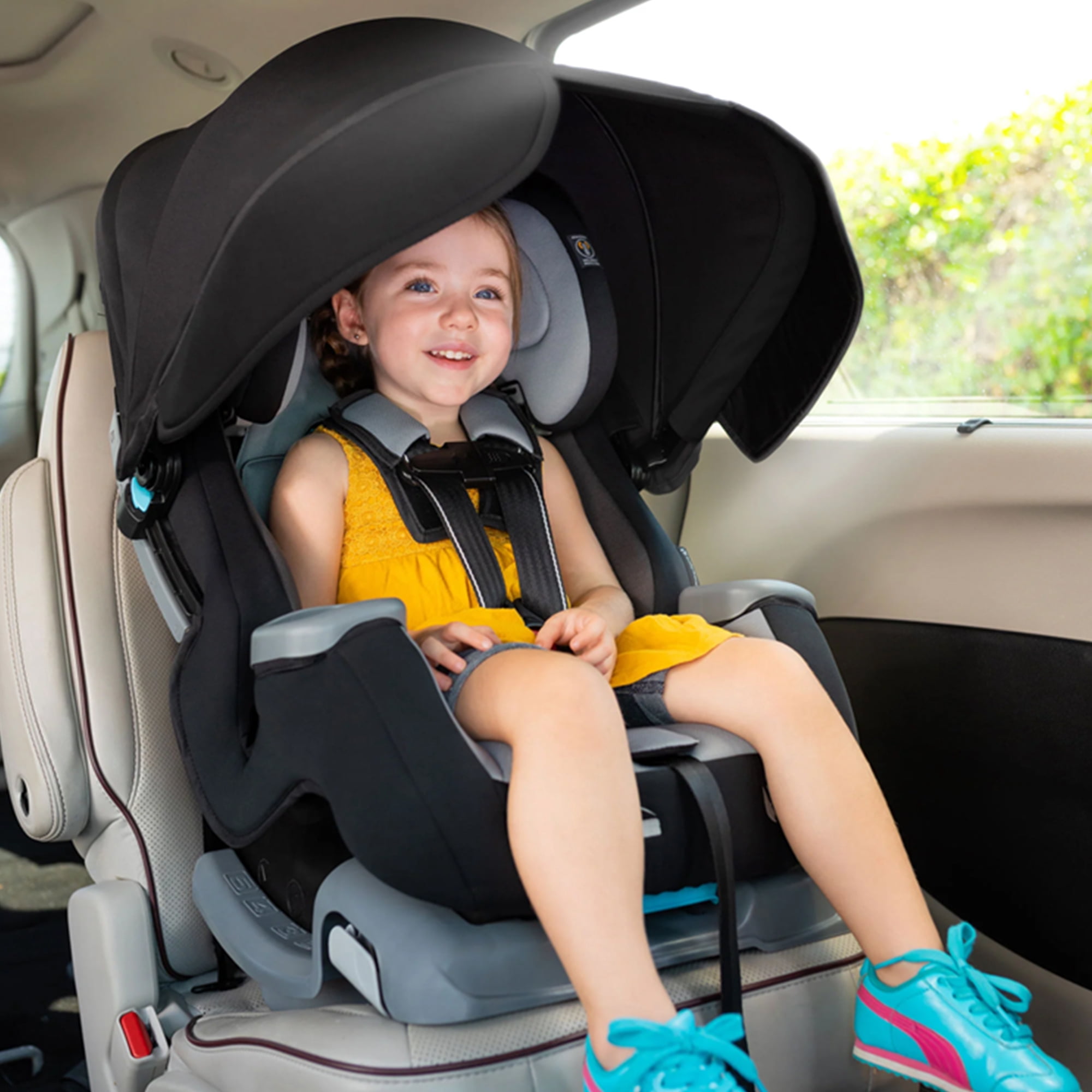 Baby Trend 4-in-1 Infant and Toddler Car Seat, Cover Me, Black, Convertible
