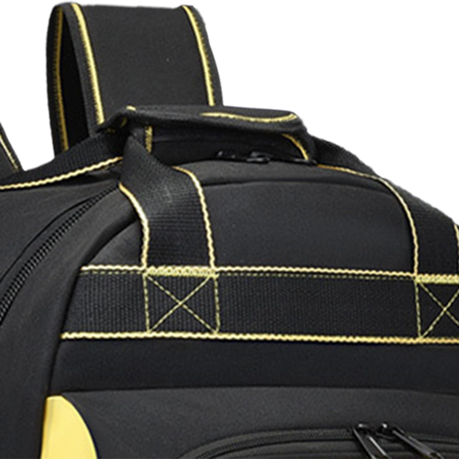 figatia Tool Backpack Gardener Bag Convenient Wear Resistant Tool Organizer Heavy Duty Tool Bag for Storing Tools Repairman Worker Construction