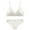White, variant on Womens Sports Bras Women Temperament Comfort Lace Strapless Thin Underwear With Underwear Set
