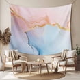 thumbnail image 2 of Pink Blue Marble Tapestry for Bedroom Wall Hanging Tapestry, Modern Ink Painting Abstract Ceiling Backdrop Tapestries Poster Blanket Wall Decor for Teens Room Living Room Dorm 39" x 59", 2 of 8