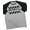 T-Shirt Heather Grey, variant on GYMISH RAGLAN Supreme Workout Gym T-Shirt – Funny Gym Shirt for Men, Fitness & Bodybuilding Tee