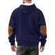 thumbnail image 3 of Ceisia Men Slim Fit Fashion Solid Color Long Sleeve Stand Collar Gift Zipper Casual Daily Party Wear Shirt Top, 3 of 8
