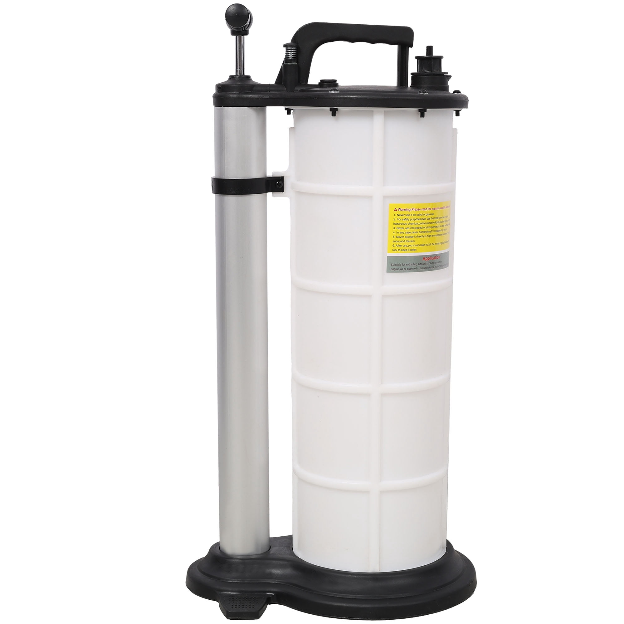 9L Manual Oil Extractor Pump for Automotive Fluids Durable Polypropylene Fluid Evacuator