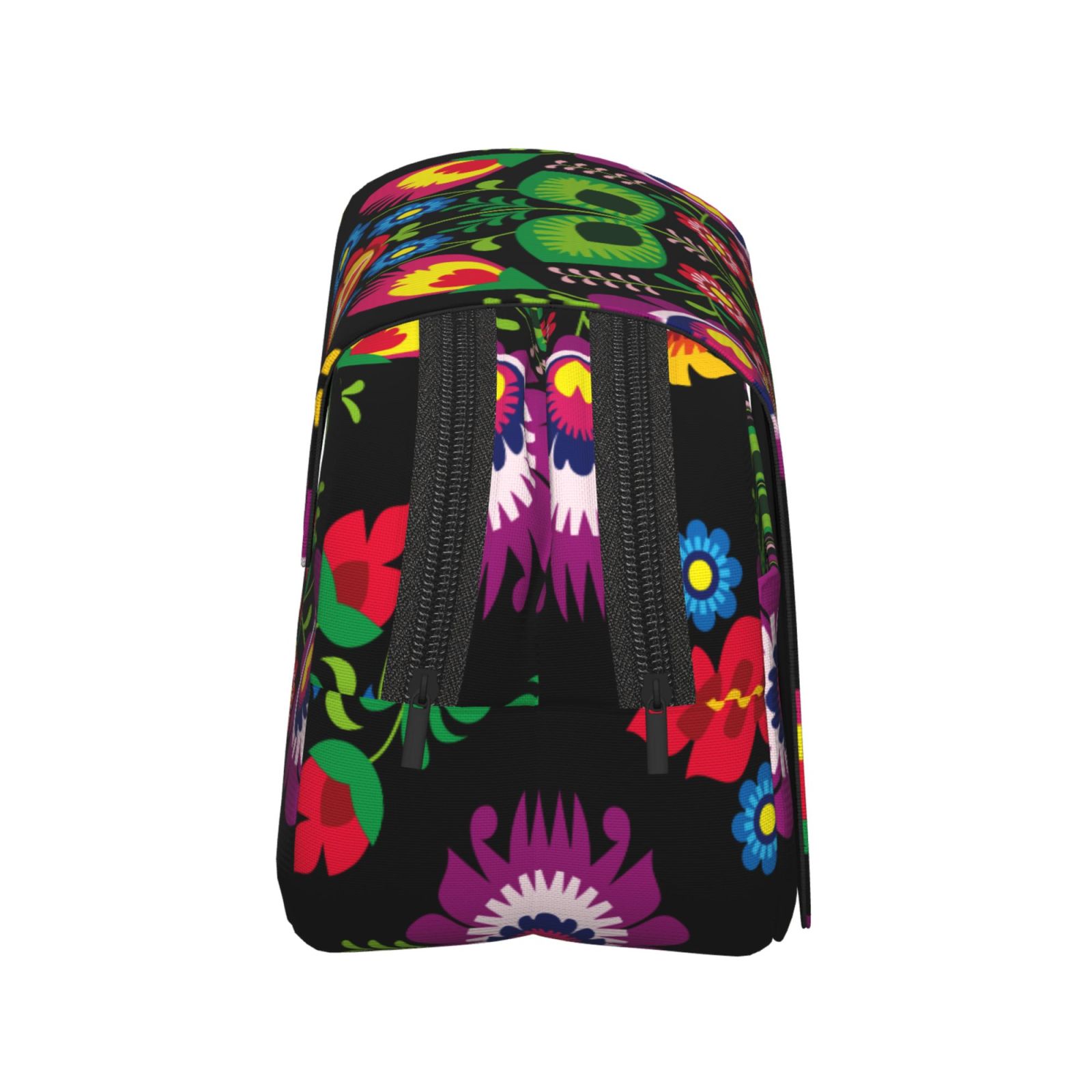 Rateoe Traditional Floral Polish Pattern Double Clamshell Pen Case, Storage Organizer with Two Zipper Compartments– Holds Up to 50 Pencils & Pens