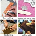 thumbnail image 4 of 6 inch Real Bone Folder, Genuine Bone Folders Origami Paper Creaser Scoring Folding Creasing Crafting Tool Set,1pc, 4 of 5