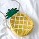 thumbnail image 3 of Lindo bolso de hombro con forma de piña, bolso cruzado pequeño con cadena, bolso para teléfono móvil de cuero Pu, 3 of 5