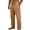 Brown, variant on Migroa Men's Linen Pants Lightweight Drawstring Elastic Waist Pockets Loose Fit Straight Legs Summer Beach Vacation Yoga Trousers Black L