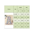 thumbnail image 4 of Biekopu Girls Summer Romper, Casual Street Sleeveless U Neck Floral Long Bell-Bottoms Romper, 4 of 9