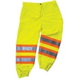 thumbnail image 2 of Ergodyne GloWearÂ® 8911 Class E Two-Tone Pants, Lime, 4XL/5XL, 2 of 2