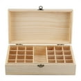 thumbnail image 1 of M Buder Organizador de Caja de Almacenamiento de Madera para Aceites Esenciales Aromaterapia y Joyas, 1 of 9