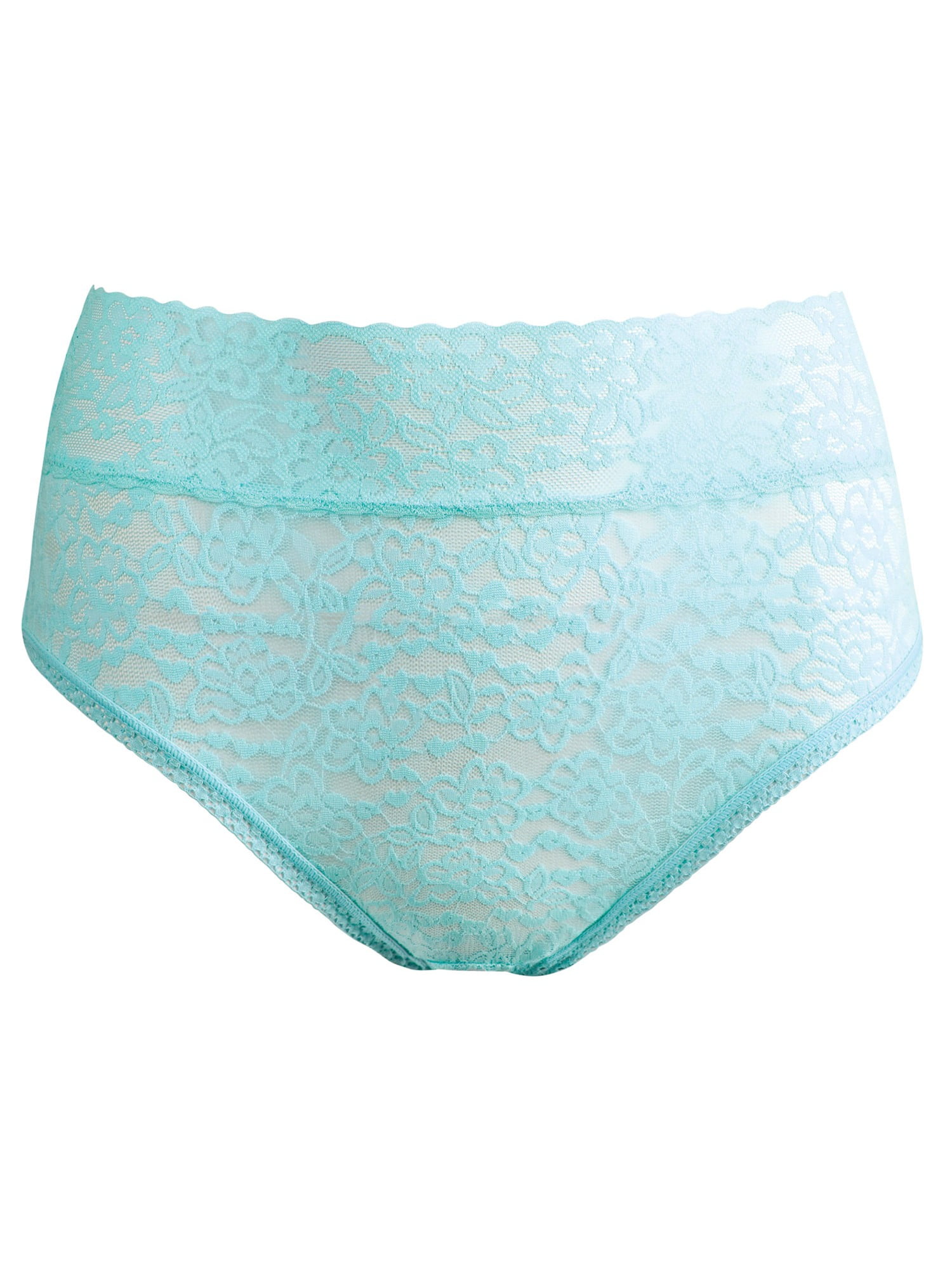 Ahh By Rhonda Shear Women's Lace Brief - 4-Way Stretch Full Coverage ...