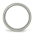 thumbnail image 3 of Titanium Ridged Edge 6mm Brushed and Polished Band, 3 of 8