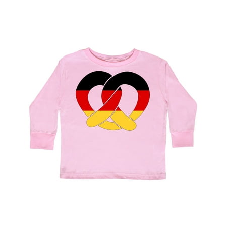 

Inktastic German Flag in Pretzel Shape Gift Toddler Boy or Toddler Girl Long Sleeve T-Shirt