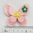 thumbnail image 2 of 15pcs New Padded Felt Butterfly Satin Ribbon Flowers Beads Appliques Wedding A454 (Multi-Color), 2 of 4
