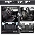 thumbnail image 4 of ITEYAO Car Seat Covers，Front and Rear, Fits Hyundai Santa fe 2026, Black and Red Line Car Seat Covers, Suitable for 5-seater cars only, 4 of 6