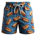 thumbnail image 1 of PMVFHDE Boys Swim Trunks With Comfortable Mesh Liner For Beach And Pool Swimming Activities Navy,5-6 Years, 1 of 2