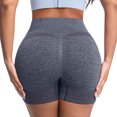 thumbnail image 6 of vigerkar Women's Workout Yoga Gym Shorts High Waisted Butt Lifting Scrunch Butt Seamless Booty leggings Shorts (Grey, XL), 6 of 6