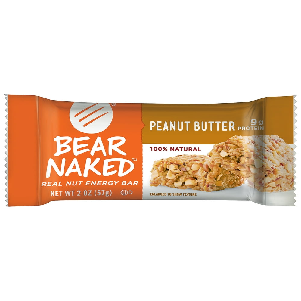 Keebler Bear Naked Energy Bars Peanut Butter 2 Oz Pack Of 