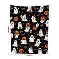 thumbnail image 3 of OutmaxHome Halloween Theme Print Throw Blanket, 39.4x59.1 Inch Soft Lightweight Comfortable Blanket, for Bedroom Livingroom Sofa Holiday Party, 3 of 6
