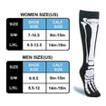 thumbnail image 3 of yunLXY Under $5 Gray Thigh High Stockings for Women Skeleton Spooky Socks Over Knee Long Socks for Halloween Cosplay S, 3 of 9