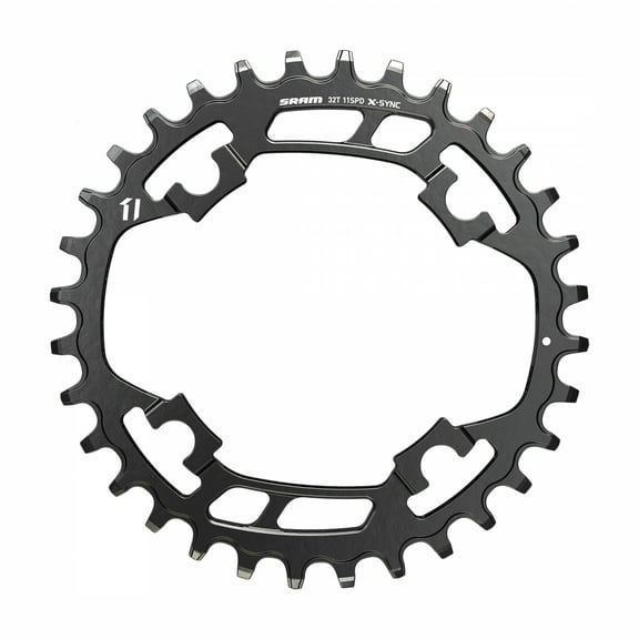 SRAM X-Sync Chainring 32t 94 BCD 10/11-Speed Steel Black Road MTB Hybrid
