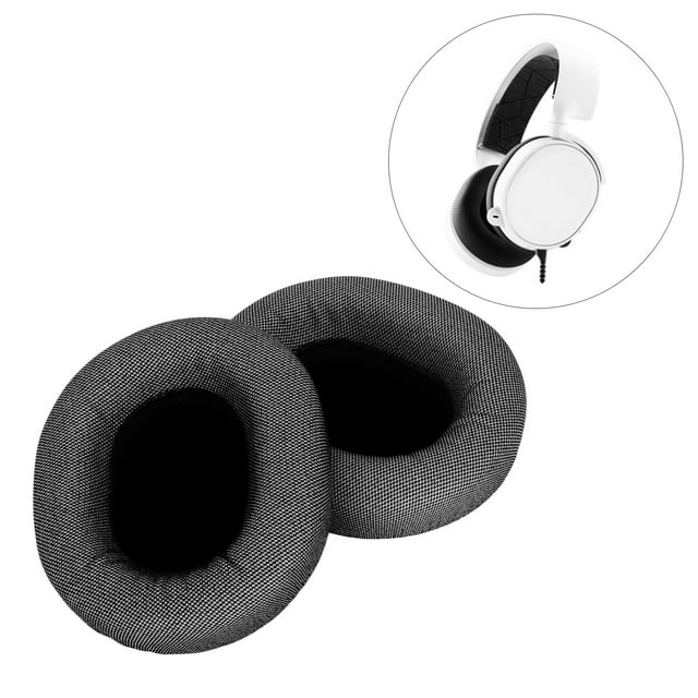 Almohadillas de espuma viscoelástica parauriculares arctis 3, 5, 7, 9, 1, pro, para ath m40x m50x, hd280 pro, srh440, mdr 7506, nube, tiburón negro v2 x, Tela transpirable