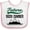 White and Pink, variant on Inktastic Rock Climbing Future Climber Boys or Girls Baby Bib