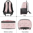 thumbnail image 5 of KUIFORTI Cute Cartoon Pig Print 17 Inch Kids Backpack Polyester School Bag with Laptop Compartment Suitable for Elementary Middle Back to School Gifts for Students, 5 of 7