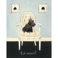 thumbnail image 2 of Adams, Emily 15x18 Gold Ornate Wood Framed with Double Matting Museum Art Print Titled - La Woof, 2 of 4