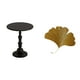 thumbnail image 1 of Mesa Auxiliar Pequeña, Mesa De Centro, Mesita De Noche, Mueble De Hierro Forjado Con Hojas De Ginkgo, Decoración De Pared, Escultura Para Sala De Estar, Hotel, Oficina, Casa De Campo., 1 of 8