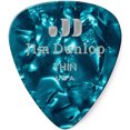thumbnail image 1 of Jim Dunlop Celluloïd Classique - Fin, Turquoise Perle, Lot de 12, 1 of 3