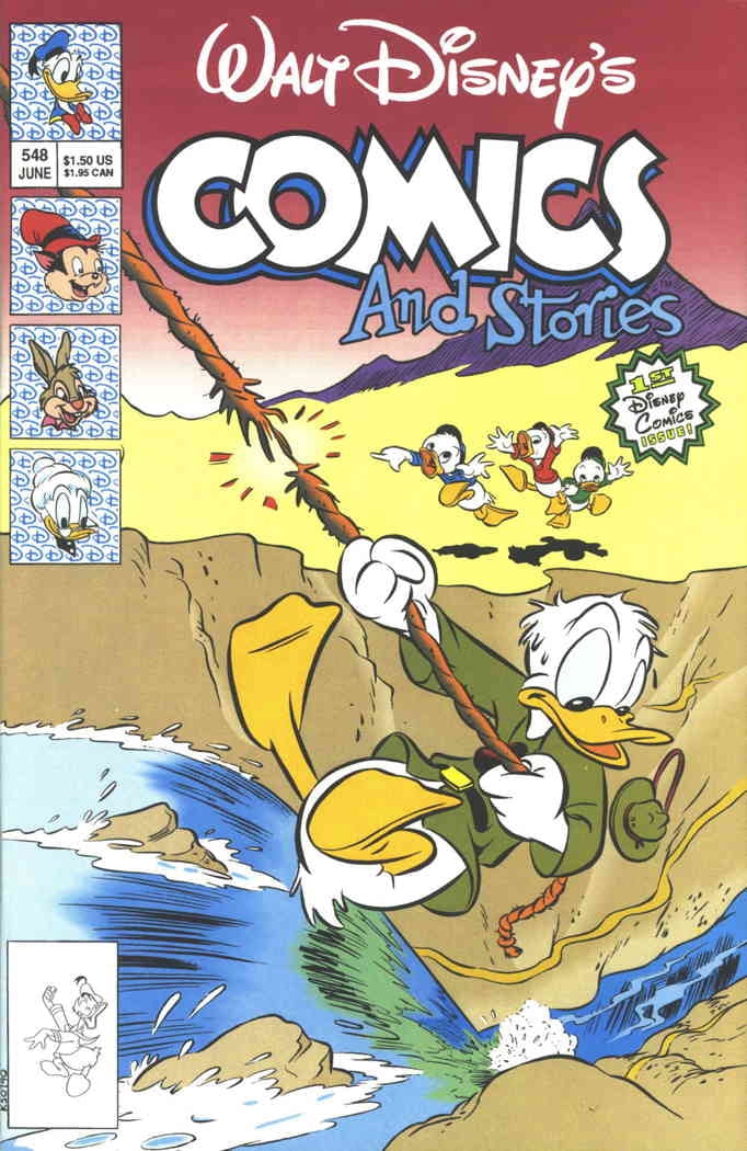 Cover of Walt Disney's Comics and Stories #548
