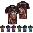 thumbnail image 2 of Personalized Name Bowling Polo Shirts 3D for Men and Women, Bowling Shirt, Bowling Shirts for Men Team Bowling Shirt (Purple, 5XL), 2 of 9