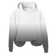 thumbnail image 1 of FAIWAD Women's Plus Size Gradient Hoodies Sweatshirts Long Sleeve Color Block Trendy Pullover Sweatshirts, 1 of 4