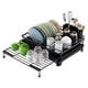 thumbnail image 1 of Escurridor de Platos Extensible, escurridor 2 en 1 con Bandeja Ajustable, Organizador de Cocina Que Ahorra Espacio, 1 of 9