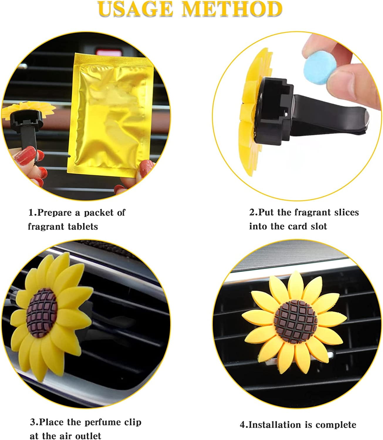 Sunflower car air freshener deals
