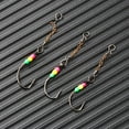 thumbnail image 6 of 5PCS/Lot 2021 2# 4# 6# Hook Artificial AD-Sharp Ice Fishing hook Winter Bait Lead Hard Hook 2#, 6 of 8