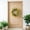Yellow, variant on Artificial Chrysanthemum Flower Wreath Floral Door Wreath Boho Spring Summer Hanging Garland for Front Door Wall and Home Decor