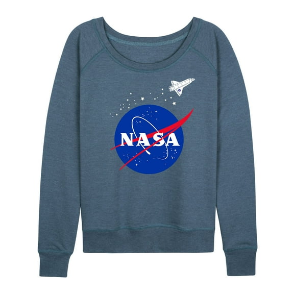 NASA - Space Ship - Women's Lightweight French Terry Long Sleeve Shirt