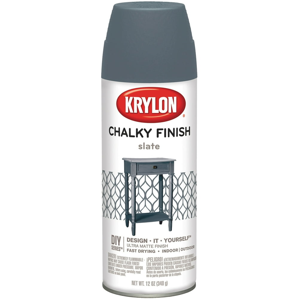Chalky Finish Aerosol Spray Paint 12ozSlate
