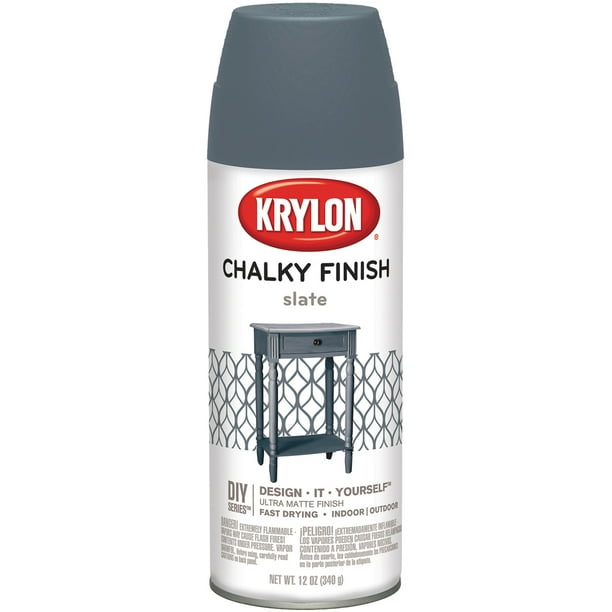 Chalky Finish Aerosol Spray Paint 12ozSlate