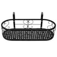 thumbnail image 1 of 1Pc Ironwork Balcony Flowerpot Shelf Hanging Plant Rack Storage Holder, 1 of 9